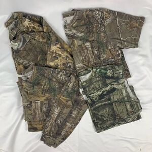 Camouflage Long Sleeve Short Sleeve Shirt Bundle Size Large